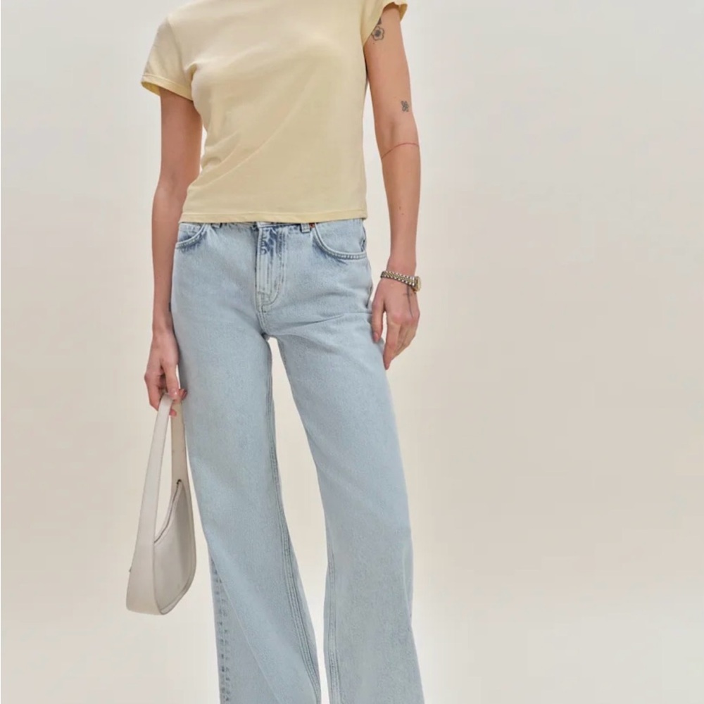 Cary Low Rise Slouchy Wide Leg Jeans